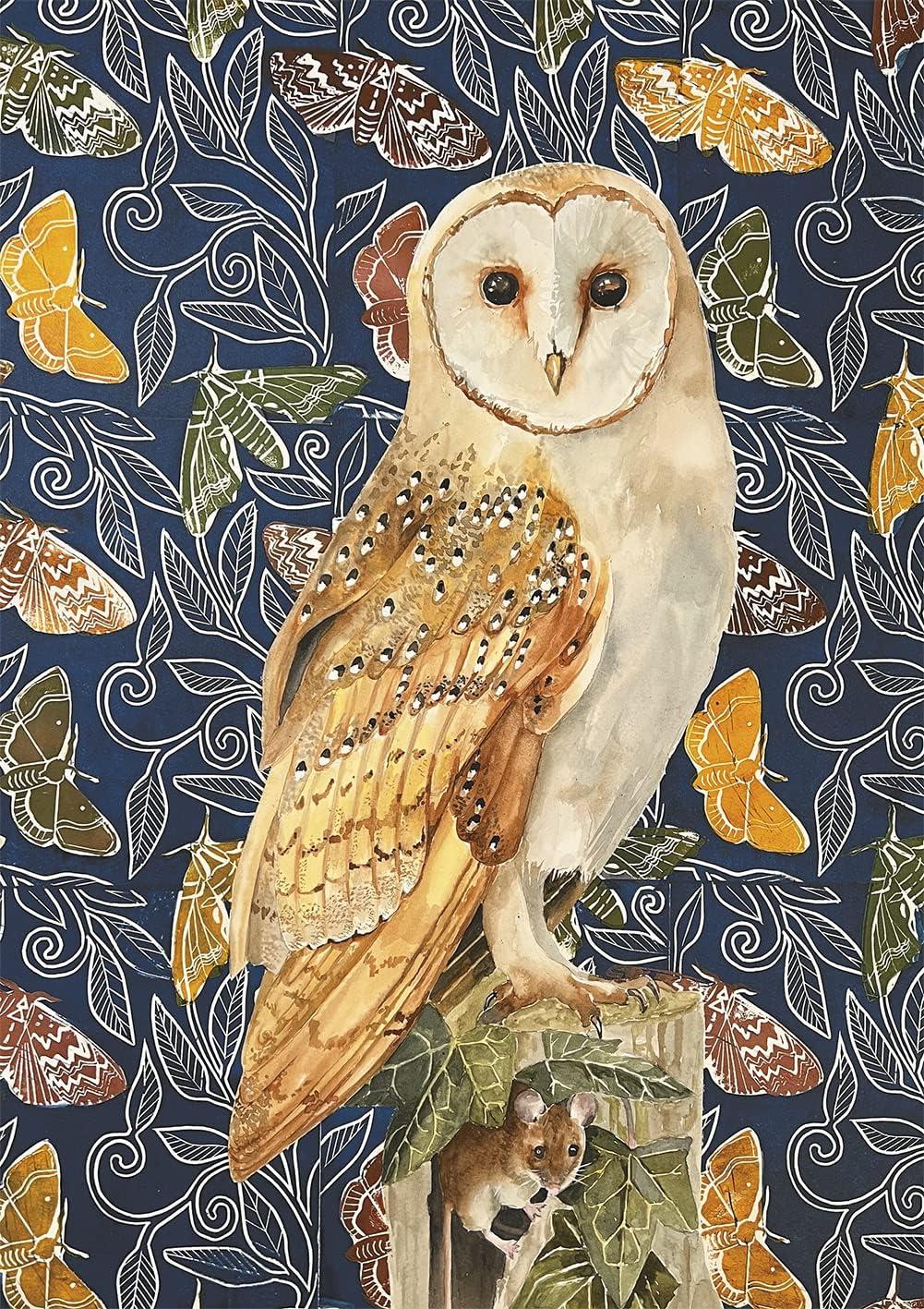 Piatnik Owl, Celia Lewis Jigsaw Puzzle (1000 Pieces)
