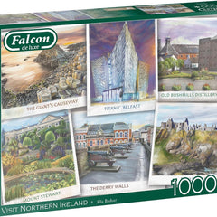 Falcon Deluxe Visit Northern Ireland Jigsaw Puzzle (1000 Pieces)
