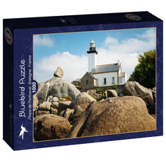 Bluebird Phare de Pontusval, Bretagne, France Jigsaw Puzzle (1000 Pieces)