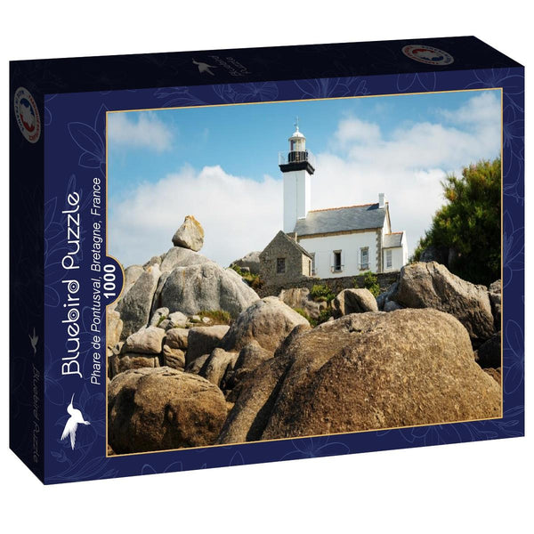 Bluebird Phare de Pontusval, Bretagne, France Jigsaw Puzzle (1000 Pieces)