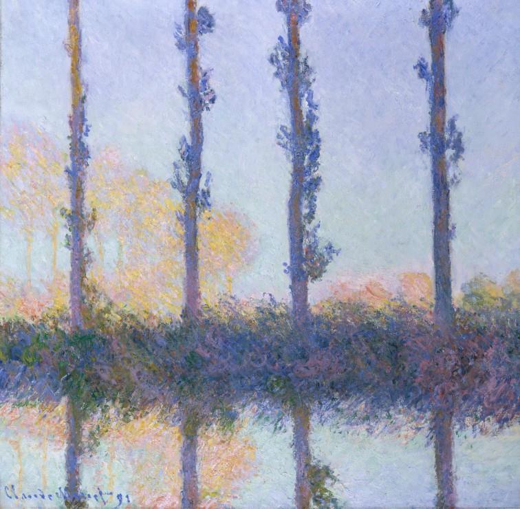 Grafika Claude Monet: The Four Trees, 1891 Jigsaw Puzzle (1000 Pieces)