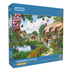 Gibsons Lakeside Cottage Jigsaw Puzzle (500 Pieces)