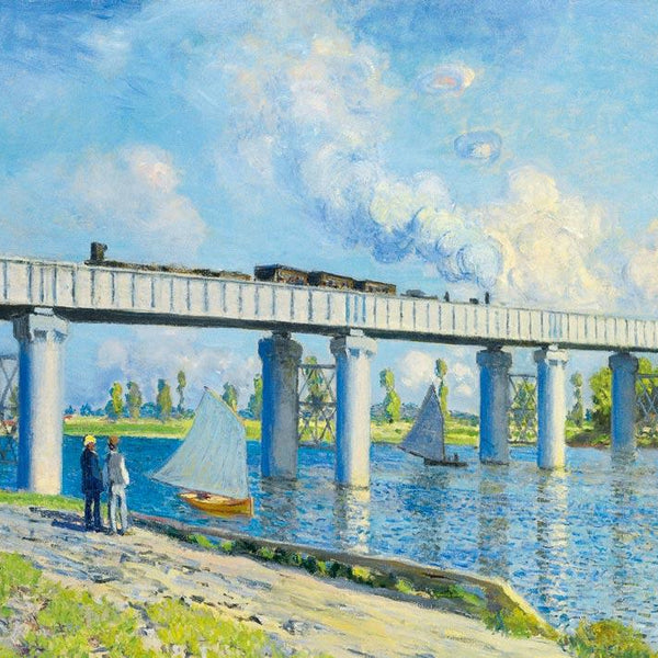 Bluebird Art Monet - Railway Bridge at Argenteuil Jigsaw Puzzle (1000 Pieces)