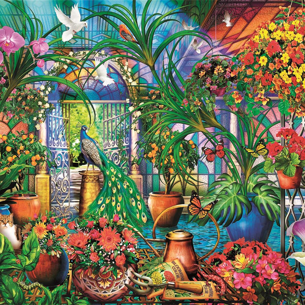 Clementoni The Greenhouse Caretakers Jigsaw Puzzle (500 Pieces)