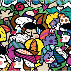 Bluebird Romero Britto - Looking into the future Jigsaw Puzzle (1500 Pieces)