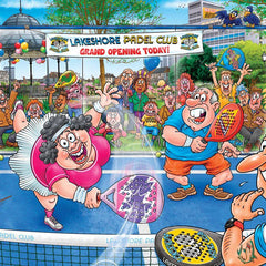 Wasgij Original 49 Padel Panic! Jigsaw Puzzle (1000 Pieces) - due JUNE