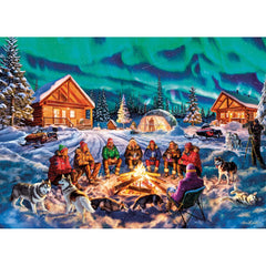 Gibsons A Night of Northern Lights Jigsaw Puzzle (1000 Pieces)