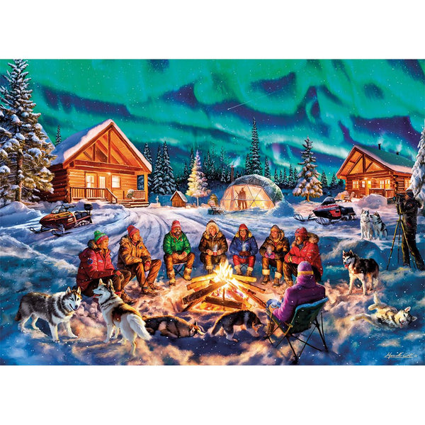 Gibsons A Night of Northern Lights Jigsaw Puzzle (1000 Pieces)
