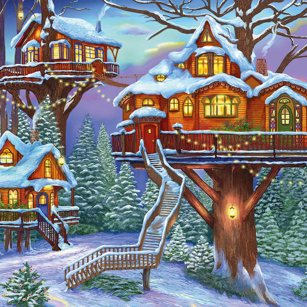 Alipson Winter Treehouse Jigsaw Puzzle (500 Pieces)