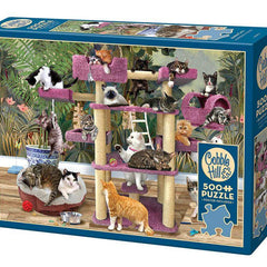 Cobble Hill Jungle Cats Jigsaw Puzzle (500 XL Pieces)
