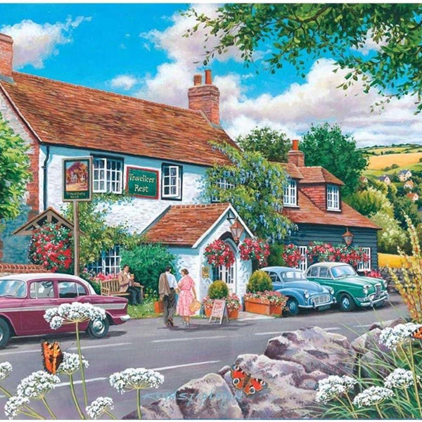 House of Puzzles Travellers Rest - Big Jigsaw Puzzle (500 XL Pieces)