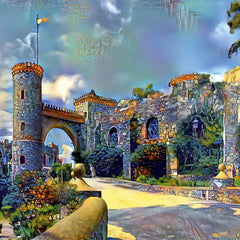 Bluebird Castillo De Santa Cecilia, Guanajuato, Mexico Jigsaw Puzzle (1000 Pieces)