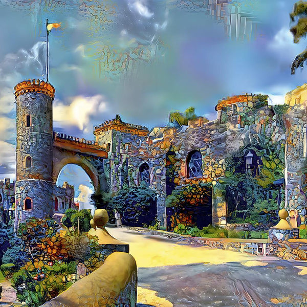 Bluebird Castillo De Santa Cecilia, Guanajuato, Mexico Jigsaw Puzzle (1000 Pieces)