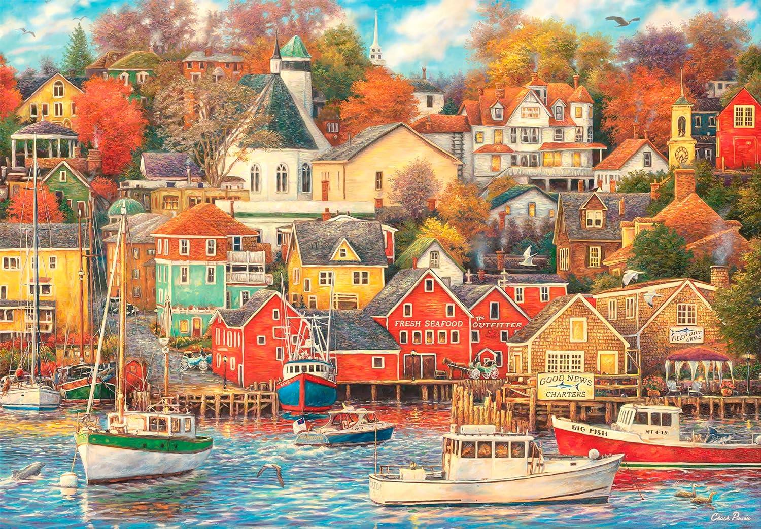 Clementoni Good Time Harbor Jigsaw Puzzle (1500 Pieces)