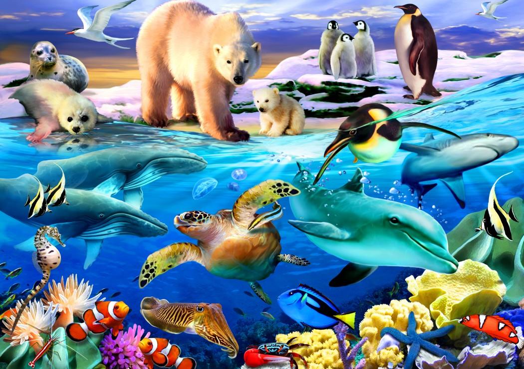 Bluebird Oceans of Life Jigsaw Puzzle (1000 Pieces)