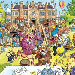 Wasgij Retro Original 10 Antique Hunt! Jigsaw Puzzle (1000 Pieces)