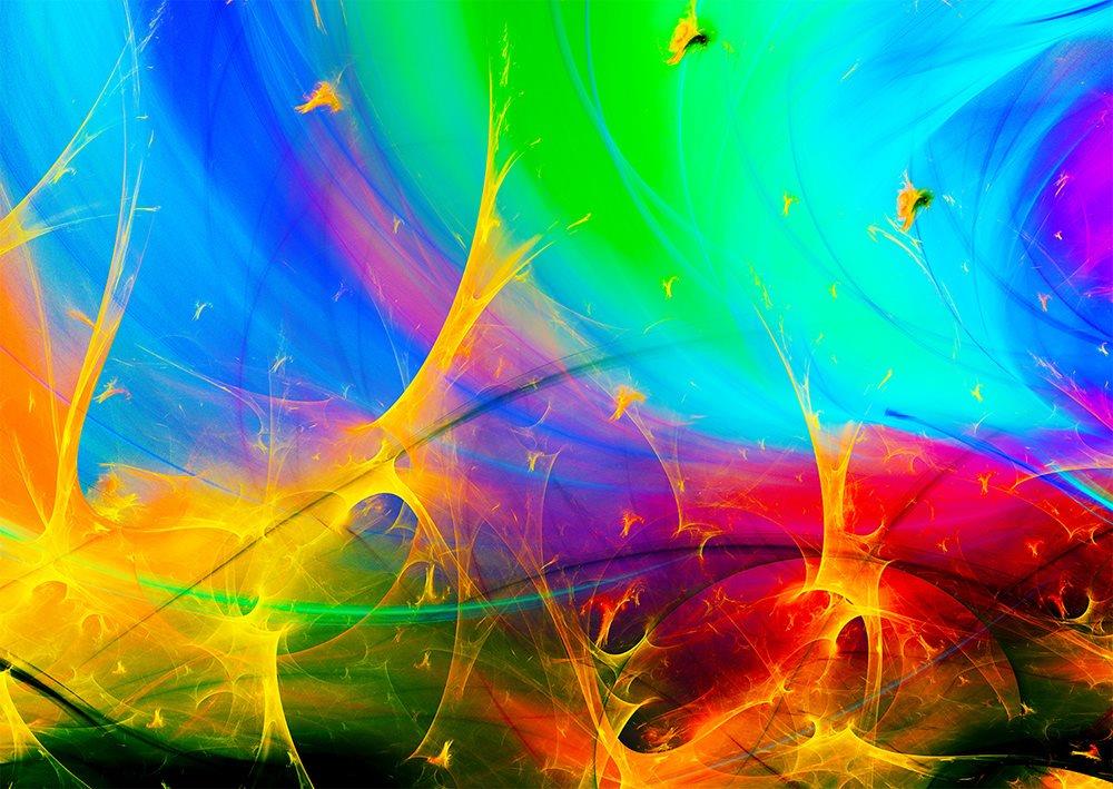 Enjoy Rainbow Fractals Jigsaw Puzzle (1000 Pieces)