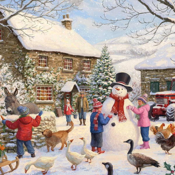 Otter House Christmas At The Farm Jigsaw Puzzle (1000 Pieces)