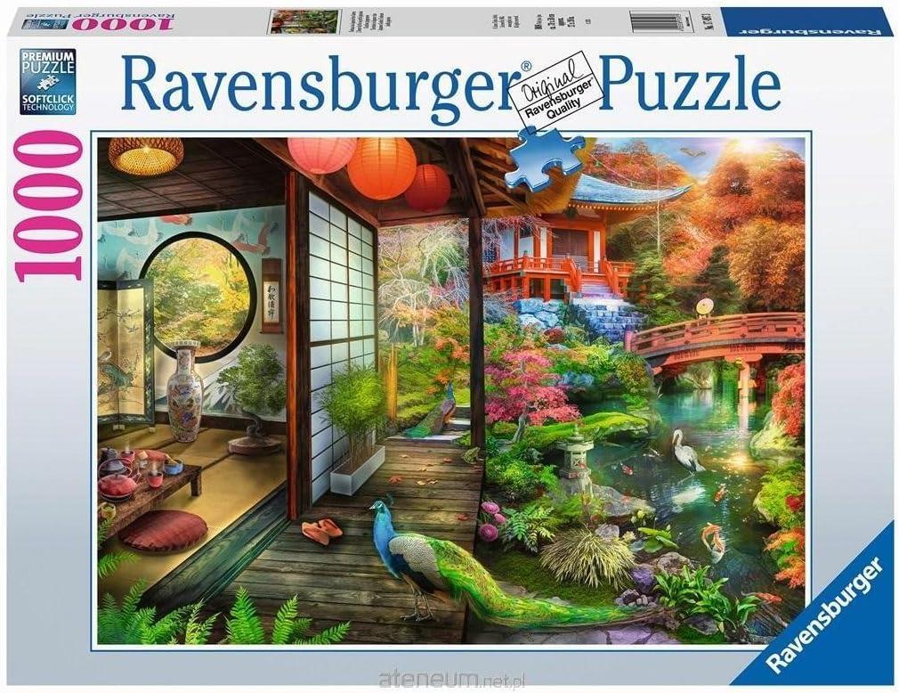 Ravensburger Japanese Gardens Teahouse Jigsaw Puzzle (1000 Pieces)