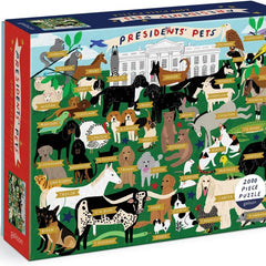 Galison Presidents' Pets Jigsaw Puzzle (2000 Pieces)