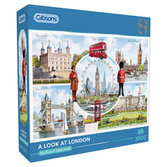 Gibsons A Look at London Jigsaw Puzzle (1000 Pieces)