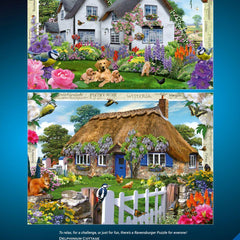 Ravensburger Happy Days No 10, Country Gardens Jigsaw Puzzles (4 x 500 Pieces)