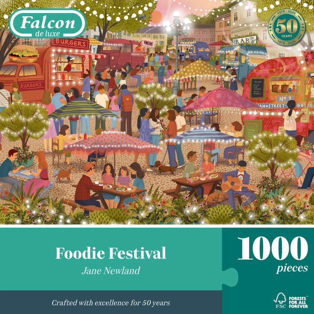 Falcon Deluxe Foodie Festival Jigsaw Puzzle Jigsaw Puzzle (1000 Pieces) DAMAGED BOX