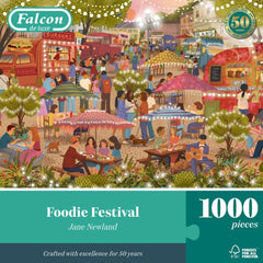 Falcon Deluxe Foodie Festival Jigsaw Puzzle Jigsaw Puzzle (1000 Pieces) DAMAGED BOX