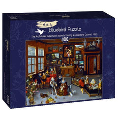 Bluebird Art Hieronymus Francken Iicirca - The Archdukes Albert & Isabella Visiting a Collector's Cabinet Jigsaw Puzzle (1000 Pieces)