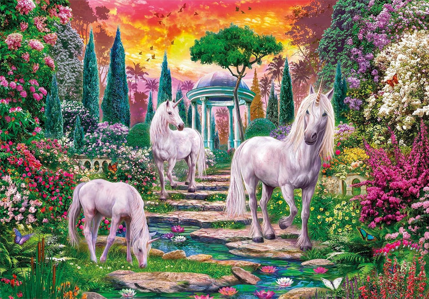 Clementoni Classical Garden Unicorns Jigsaw Puzzle (2000 Pieces) DAMAGED BOX