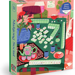 Galison Mahjong Social Jigsaw Puzzle (1000 Pieces)
