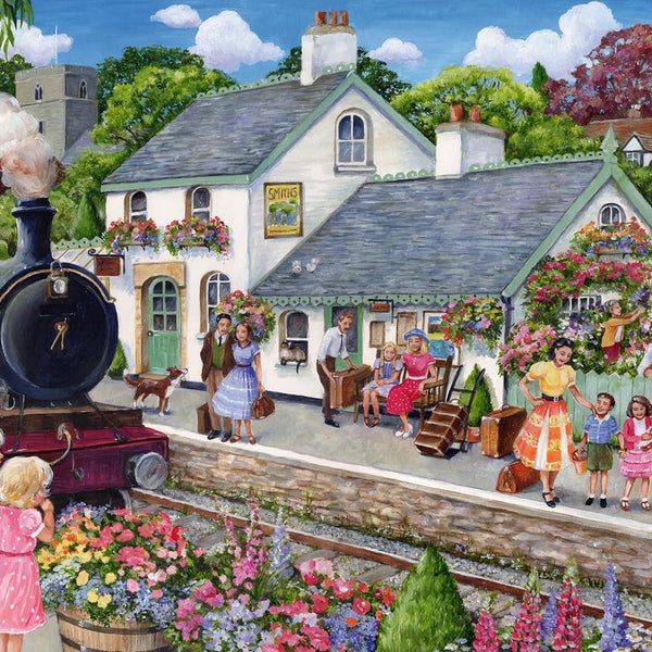 Ravensburger Whistle Stop Cottage Jigsaw Puzzle (1000 Pieces)