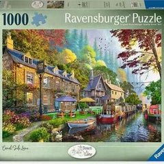 Ravensburger Down the Lane No.6 Canal Side Lane Jigsaw Puzzle (1000 Pieces)