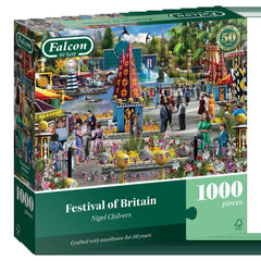 Falcon Deluxe Festival of Britain Jigsaw Puzzle Jigsaw Puzzle (1000 Pieces)