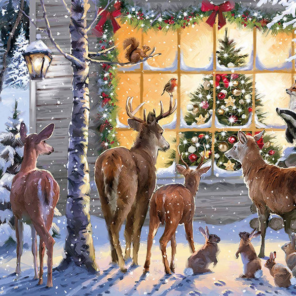 Otter House Christmas Visitors Jigsaw Puzzle (500 Pieces)