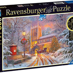 Ravensburger Sparkling Magical Christmas (Glow in the Dark) Jigsaw Puzzle (500 Pieces)
