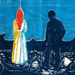 Bluebird Art Munch - Two People: The Lonely Ones Jigsaw Puzzle (1000 Pieces)