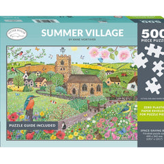 Otter House Summer Village Jigsaw Puzzle (500 Pieces)