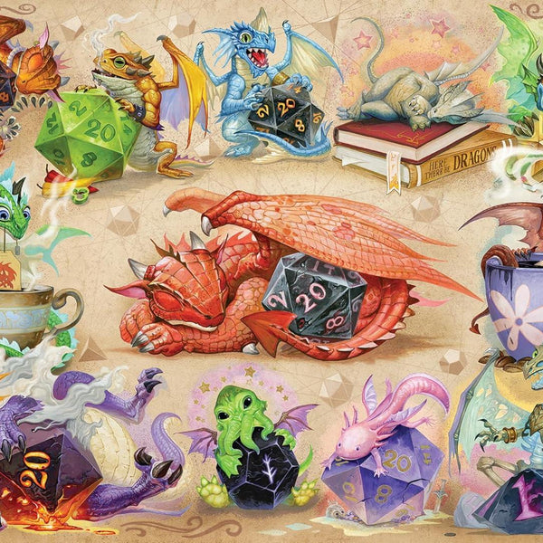 Cobble Hill D20 Dragons Jigsaw Puzzle (500 XL Pieces)