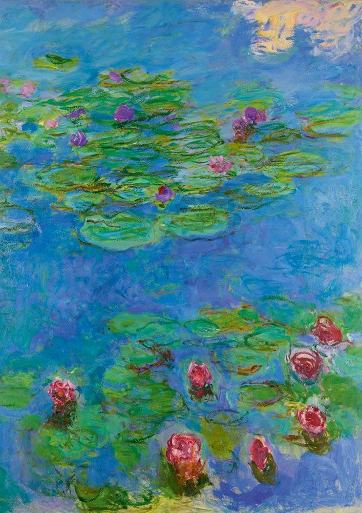 Bluebird Art Monet - Water Lilies, 1917 Jigsaw Puzzle (1000 Pieces)