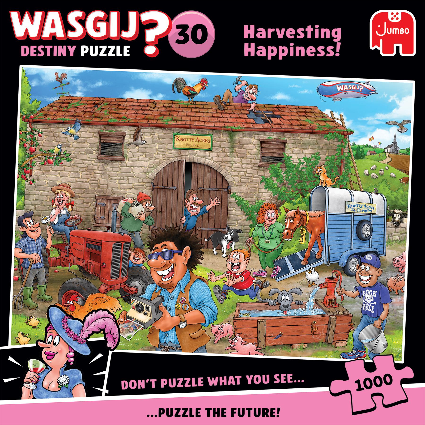 Wasgij Destiny 30 Harvesting Happiness! Jigsaw Puzzle (1000 Pieces) DAMAGED BOX