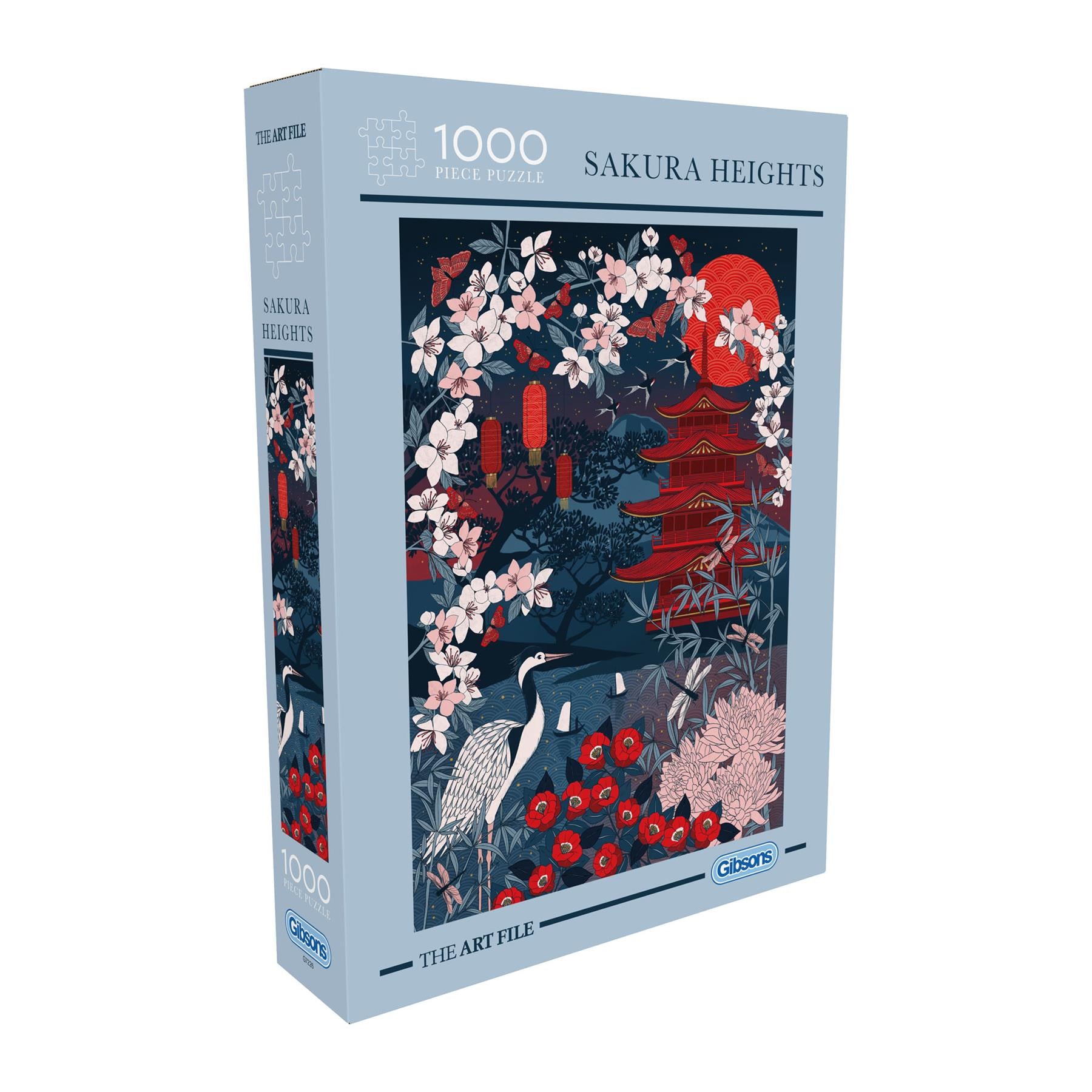 Gibsons The Art File Sakura Heights Jigsaw Puzzle (1000 Pieces)
