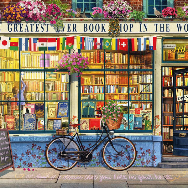 Ravensburger The Greatest Bookshop, Garry Walton Jigsaw Puzzle (1000 Pieces) DAMAGED BOX