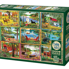 Cobble Hill Postcards from Lake Country Jigsaw Puzzle (1000 Pieces)