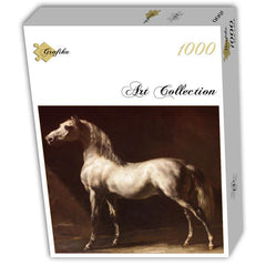 Grafika Theodore Gericault - Cheval Arabe Gris-Blanc Jigsaw Puzzle (1000 Pieces)