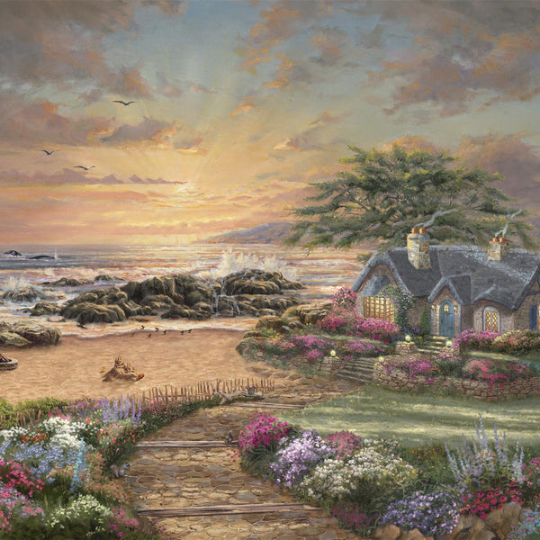 Schmidt Thomas Kinkade: Seaside Cottage Jigsaw Puzzle (1000 Pieces)