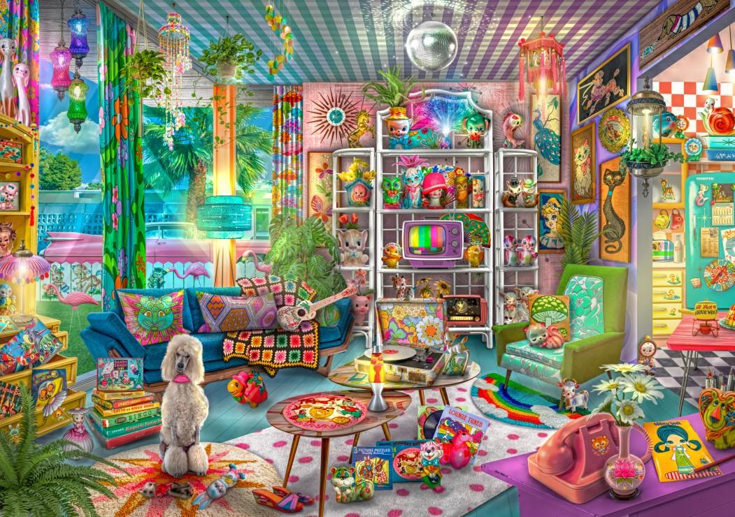 Bluebird Kitschy Cute Collector Jigsaw Puzzle (2000 Pieces)