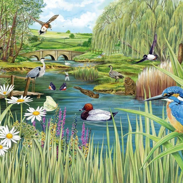 Otter House River's Edge Jigsaw Puzzle (1000 Pieces)