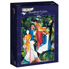 Bluebird Art August Macke - Four Girls, 1913 Jigsaw Puzzle (1000 Pieces)