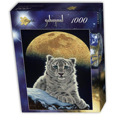 Grafika Schim Schimmel - Moon Leopard Jigsaw Puzzle (1000 Pieces)
